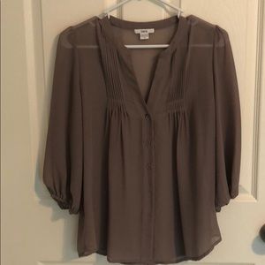 Bar III grey blouse